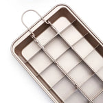 Brownie Pan Cake Mold Square Bread Baking Thick Solid Bottom Non-Stick Baking Pan, Cake Mold