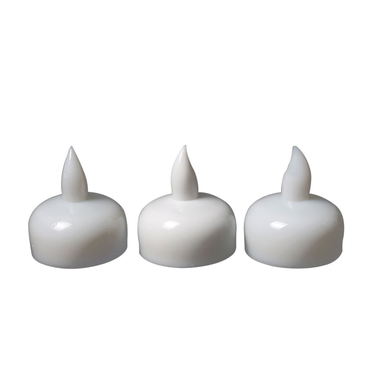 12 PCS  Waterproof Candles SPA Shower Water Decorative Candle Lights LED Floating Candles, Warm White Light, Cool White Light, Yellow Light