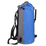 LUCKSTONE 60L Outdoor Rafting- und Flusstrekking Wasserdichter Rucksack Schultertasche Aufblasbare Schwimmtasche Tragetasche Eimer Tasche, 60L