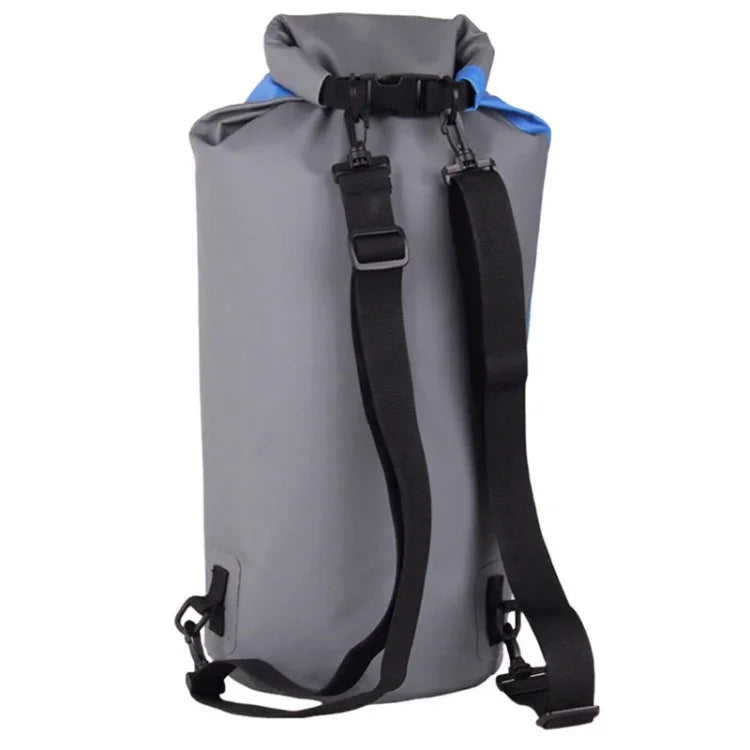 LUCKSTONE 60L Outdoor Rafting- und Flusstrekking Wasserdichter Rucksack Schultertasche Aufblasbare Schwimmtasche Tragetasche Eimer Tasche, 60L