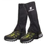 LUCKSTONE Bergsport Wanderungen Abriebfeste Wasserdichte Gamaschen Leichte Atmungsaktive Schlammige Straße Schmutzschutz Fußgamaschen, Fußgamaschen M (Schwarz)