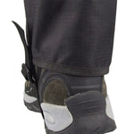 LUCKSTONE Bergsport Wanderungen Abriebfeste Wasserdichte Gamaschen Leichte Atmungsaktive Schlammige Straße Schmutzschutz Fußgamaschen, Fußgamaschen M (Schwarz)