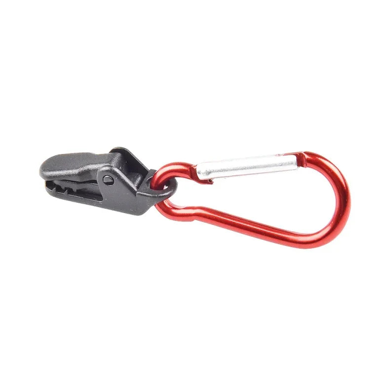 20 STÜCK Campingzelt Winddichter Befestigungsclip Outdoor Grill Vordach Plane Fixierter Zugpunkt-Clip