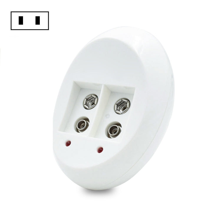 9V Li-Ion Wiederaufladbare Batterie 6F22 9V Lithium Batterien Ladegerät, US-Stecker, EU-Stecker
