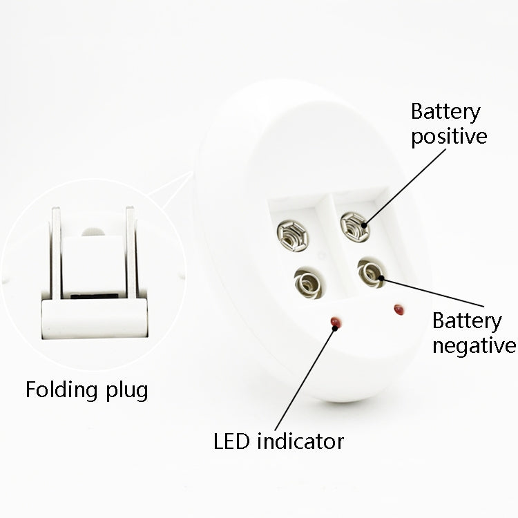 9V Li-Ion Wiederaufladbare Batterie 6F22 9V Lithium Batterien Ladegerät, US-Stecker, EU-Stecker