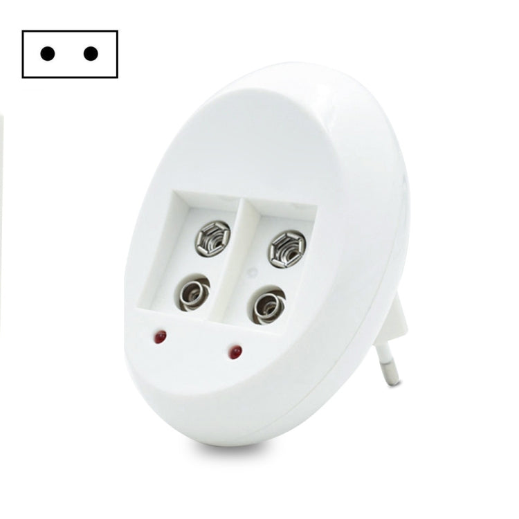 9V Li-Ion Wiederaufladbare Batterie 6F22 9V Lithium Batterien Ladegerät, US-Stecker, EU-Stecker