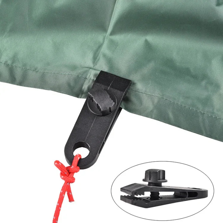 10 Stück Outdoor Zelt feste Kunststoffklemme Große Mehrpersonen-Vordach verstärkte winddichte Klemme
