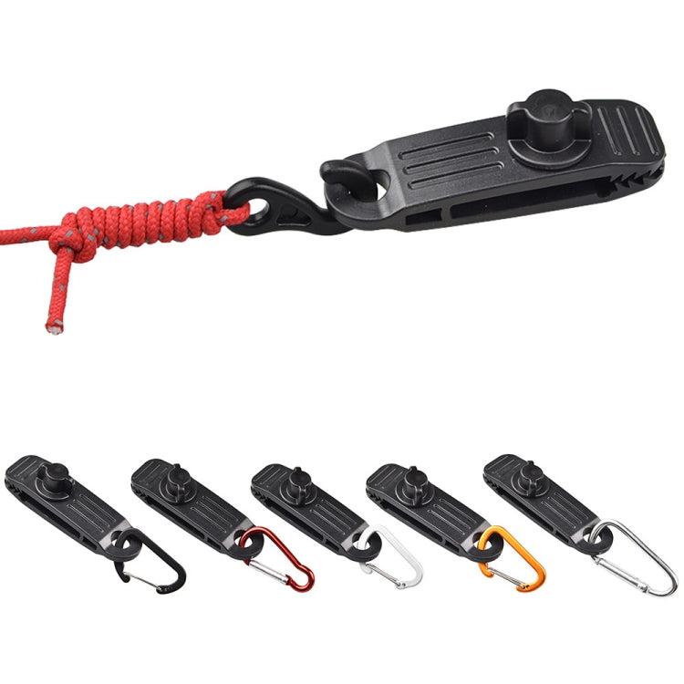 10 Stück/Set Outdoor-Camping-Vordach, winddichter Clip, Zelt, zusätzlicher Zugpunkt, Kunststoffclip, regenfeste Planenbefestigung, B-Clip, B-Clip + Springball