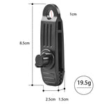 10 Stück/Set Outdoor-Camping-Vordach, winddichter Clip, Zelt, zusätzlicher Zugpunkt, Kunststoffclip, regenfeste Planenbefestigung, B-Clip, B-Clip + Springball