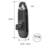10 Stück/Set Outdoor-Camping-Vordach, winddichter Clip, Zelt, zusätzlicher Zugpunkt, Kunststoffclip, regenfeste Planenbefestigung, B-Clip, B-Clip + Springball
