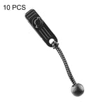 10 Stück/Set Outdoor-Camping-Vordach, winddichter Clip, Zelt, zusätzlicher Zugpunkt, Kunststoffclip, regenfeste Planenbefestigung, B-Clip, B-Clip + Springball