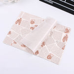 100 Blatt/Packung Kuchen-Pergamentpapier Backverpackung Tellerpapier Hamburgerpapier, Farbe: Klassische Zeitung, Klassische Zeitung, Farbgebäck, Oranger Turm, Weiß Englisch, Kaffee Englisch, Weizen Englisch, Reinweiß, Dickes Kraftpapier, Grauer Turm