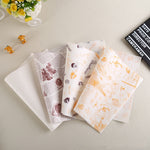 100 Blatt/Packung Kuchen-Pergamentpapier Backverpackung Tellerpapier Hamburgerpapier, Farbe: Klassische Zeitung, Klassische Zeitung, Farbgebäck, Oranger Turm, Weiß Englisch, Kaffee Englisch, Weizen Englisch, Reinweiß, Dickes Kraftpapier, Grauer Turm