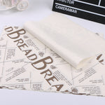 100 Blatt/Packung Kuchen-Pergamentpapier Backverpackung Tellerpapier Hamburgerpapier, Farbe: Klassische Zeitung, Klassische Zeitung, Farbgebäck, Oranger Turm, Weiß Englisch, Kaffee Englisch, Weizen Englisch, Reinweiß, Dickes Kraftpapier, Grauer Turm