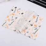 100 Blatt/Packung Kuchen-Pergamentpapier Backverpackung Tellerpapier Hamburgerpapier, Farbe: Klassische Zeitung, Klassische Zeitung, Farbgebäck, Oranger Turm, Weiß Englisch, Kaffee Englisch, Weizen Englisch, Reinweiß, Dickes Kraftpapier, Grauer Turm