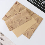 100 Blatt/Packung Kuchen-Pergamentpapier Backverpackung Tellerpapier Hamburgerpapier, Farbe: Klassische Zeitung, Klassische Zeitung, Farbgebäck, Oranger Turm, Weiß Englisch, Kaffee Englisch, Weizen Englisch, Reinweiß, Dickes Kraftpapier, Grauer Turm