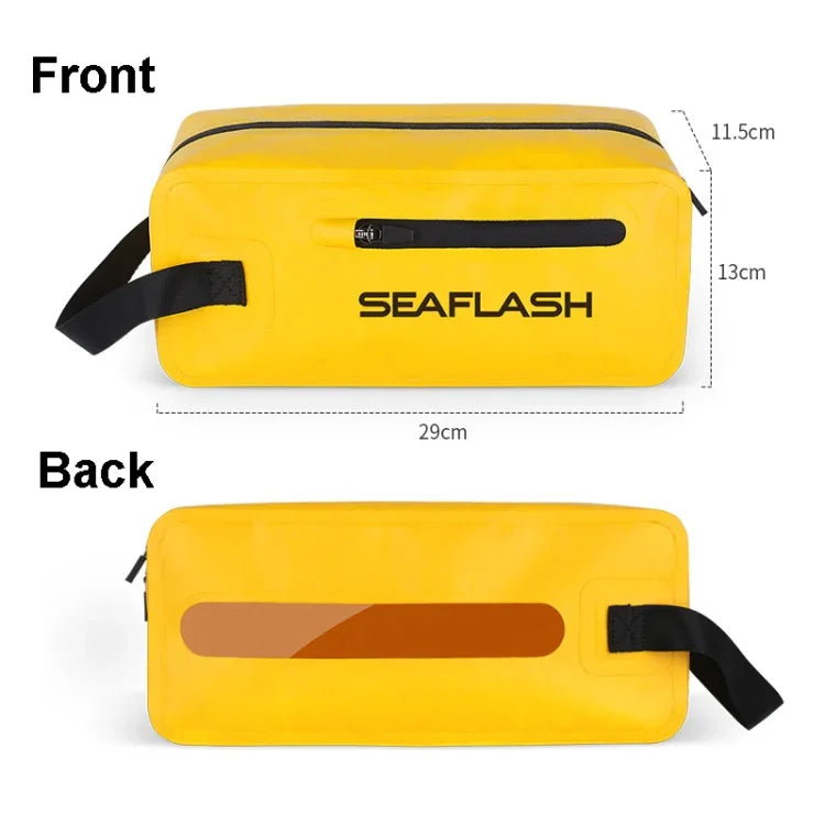 SEAFLASH 4L Wasserdichte Tasche Trocken- und Nasstrennung Schwimmtasche Strandkupplung Wasserdichte Aufbewahrungstasche, SEAFLASH 4L