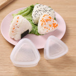 4 Sets Kinder Bento DIY Reisbällchen Sushi Form Set, Groß Klein Dreieck