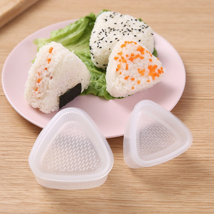 4 Sets Kinder Bento DIY Reisbällchen Sushi Form Set, Groß Klein Dreieck