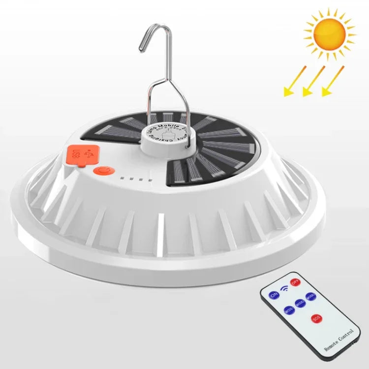 UFO Rechargeable Light Household Emergency Light Bulb Outdoor Camping Night Market Stall Light, V60 30 LEDs, V61 60 LEDs, V62 120 LEDs, V61 Solar Power 60 LEDs, V61 Solar + RC 60 LEDs, V62 Solar Power 120 LEDs, V62 Solar + RC 120 LEDs