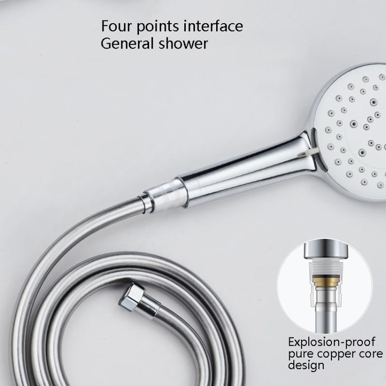 Brauseschlauch Warmwasserbereiter Regendusche Badezimmer Edelstahldusche PVC-Düsenschlauch, 1,5m Silber, 2m Silber, 1,5m Golden, 2m Golden