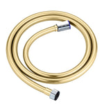 Brauseschlauch Warmwasserbereiter Regendusche Badezimmer Edelstahldusche PVC-Düsenschlauch, 1,5m Silber, 2m Silber, 1,5m Golden, 2m Golden