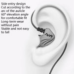 In-Ear Ohrhörer Bass Handy Spiel Sport Kabelgebundenes Headset, Schwarz, Silber