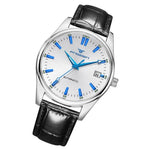 FNGEEN 2111 Herren Simple Leuchtende Kalender Quarz Uhr