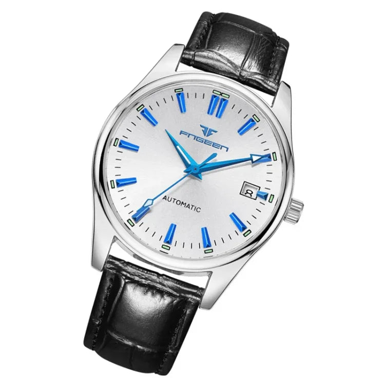 FNGEEN 2111 Herren Simple Leuchtende Kalender Quarz Uhr