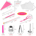 83-in-1 Tortendekorations-Set, Backzubehör, Spritztüllen und Gebäckfärbeutensilien, 83 Teile/Set