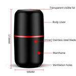 Elektrische kleine Mühle Haushalt Gewürze Verschiedene Körner Chinesische Medizin Kaffeemühle, 220V EU-Stecker (Weiß), 220V EU-Stecker (Schwarz), 220V UK-Stecker (Weiß), 220V UK-Stecker (Schwarz), 110V US-Stecker (Weiß), 110V US-Stecker (Schwarz)