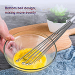 Manueller Schneebesen Edelstahl Glasperle Eierschneebesen Küche Haushalt Hand-Backwerkzeuge Typ A 12 Zoll, Typ A 12 Zoll, Typ A 10 Zoll, Typ B 12 Zoll, Typ B 10 Zoll, Typ C 12 Zoll, Typ C 10 Zoll