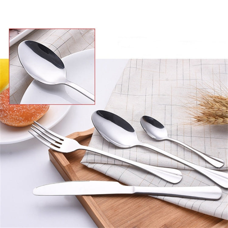 20-teiliges Edelstahlbesteck Steakbesteck Set, Echtfarbe, Gold, Roségold, Bunt, Schwarz