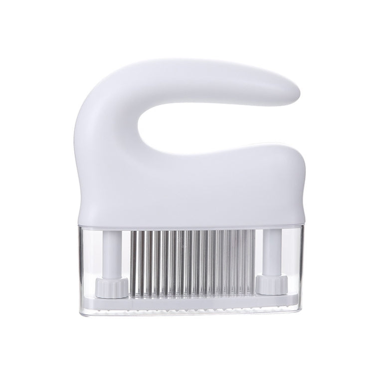 Edelstahl Tenderizer Fleischklopfer, 48-Nadeln Fleischzartmacher für den Haushalt, 16,5x14,5cm