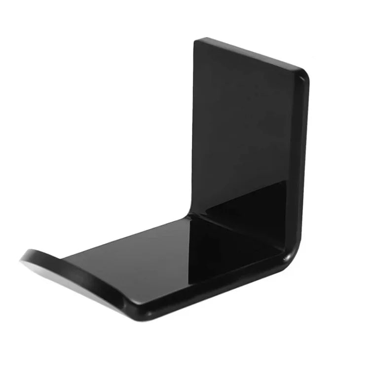2 Stk. Kopfhörerhalterung, selbstklebender Headset-Aufhänger, Schwarz, Weiß