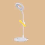 WS-8010 LED Ventilator Schreibtischlampe Nachttisch USB Klappbare Schreibtischlampe, Wassertropfen, Ring, Stifthalter Weißer Ventilatorflügel, Stifthalter Gelber Ventilatorflügel, Stifthalter Blauer Ventilatorflügel, Stifthalter Grüner Ventilatorflügel