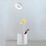 WS-8010 LED Ventilator Schreibtischlampe Nachttisch USB Klappbare Schreibtischlampe, Wassertropfen, Ring, Stifthalter Weißer Ventilatorflügel, Stifthalter Gelber Ventilatorflügel, Stifthalter Blauer Ventilatorflügel, Stifthalter Grüner Ventilatorflügel