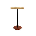 Kreativer Metallstangen-Kopfhörer-Ständer aus Holz mit Kopfhalterung, einseitige weiße Metallstange, einseitige schwarze Metallstange, doppelseitige weiße Metallstange, doppelseitige schwarze Metallstange
