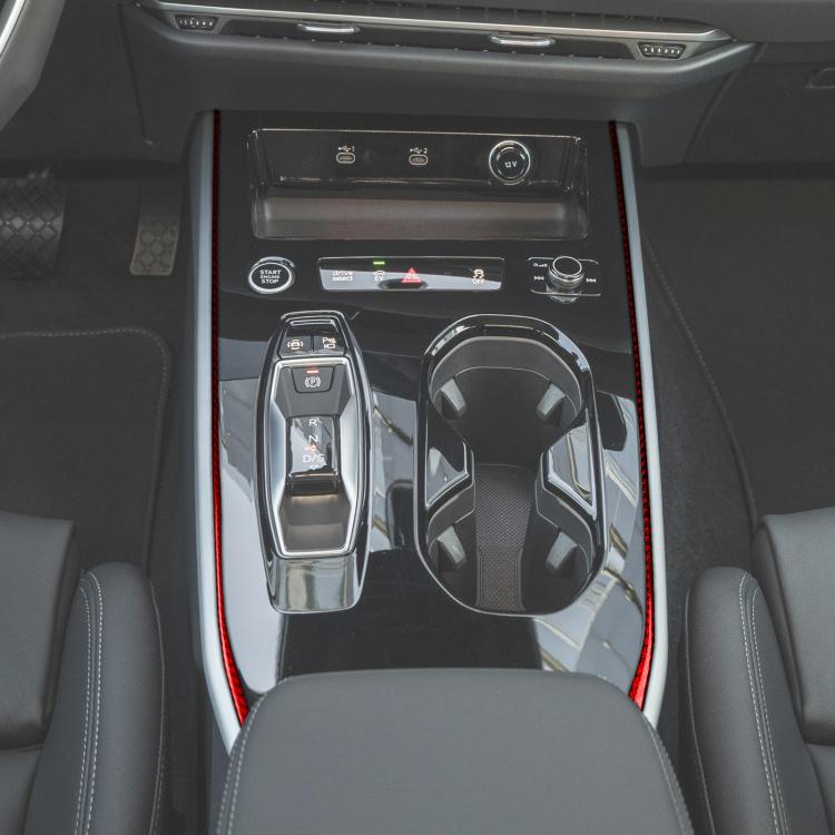2pcs /Set Gear Shift Side Trim Stickers Left-Hand Drive For Audi A5 / A5L / S5 Avant / A5 Saloon / A6 Avant / A6L, Left-Hand Drive