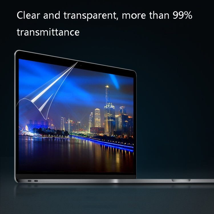 0,12 mm 4H HD transluzente PET-Laptop-Bildschirmschutzfolie, für MacBook Air 11,6 Zoll A1465 / A1370, für MacBook Retina 12 Zoll A1534, für MacBook Pro 13,3 Zoll A1708 / A1706 / A1989 / A2159, für MacBook Pro 13,3 Zoll A1278 (mit optischem Laufwerk)