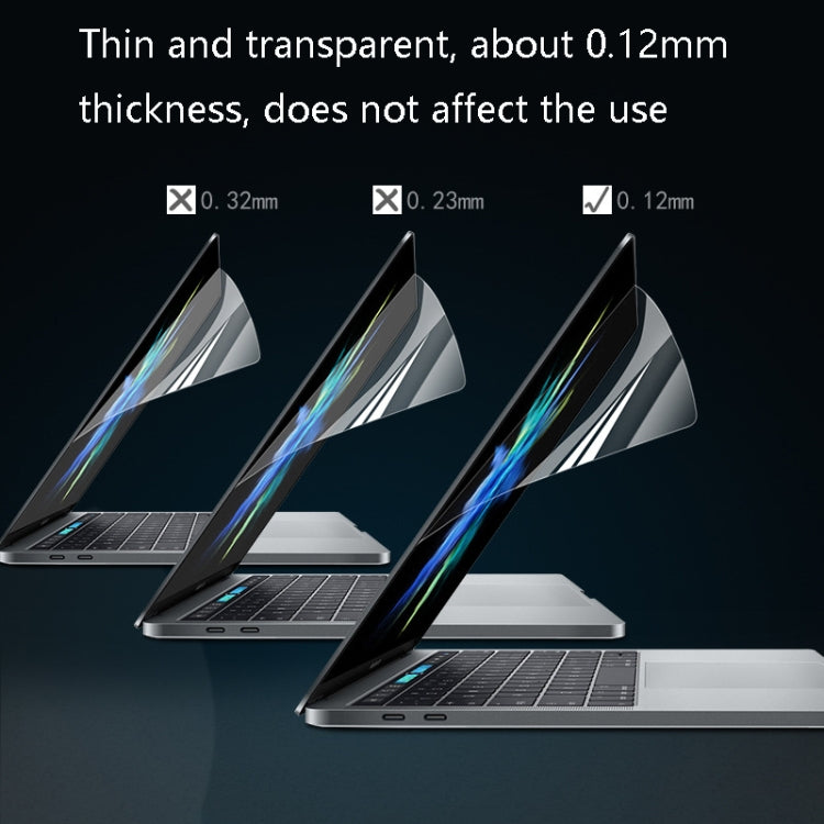 0,12 mm 4H HD transluzente PET-Laptop-Bildschirmschutzfolie, für MacBook Air 11,6 Zoll A1465 / A1370, für MacBook Retina 12 Zoll A1534, für MacBook Pro 13,3 Zoll A1708 / A1706 / A1989 / A2159, für MacBook Pro 13,3 Zoll A1278 (mit optischem Laufwerk)