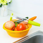 Lagertyp Schälmesser Mit Aufbewahrungsbox Hobel Schälmesser Haushalt Obst Multifunktionsschäler, 4 STÜCK