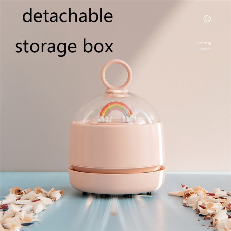 X1 Mini USB Handheld Kabelloser Desktop Staubsauger, Weiß, Pink, Grün
