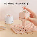 X1 Mini USB Handheld Kabelloser Desktop Staubsauger, Weiß, Pink, Grün