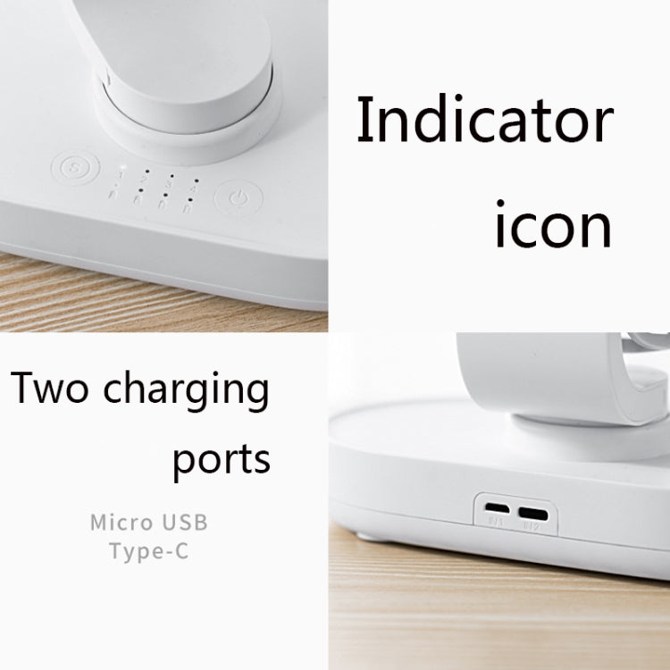 D77 Desktop Automatischer Schüttel-Kopfventilator Leise Tragbarer USB-Ventilator für Zuhause, Büro, Wohnheim, Elfenbein, Rosarot