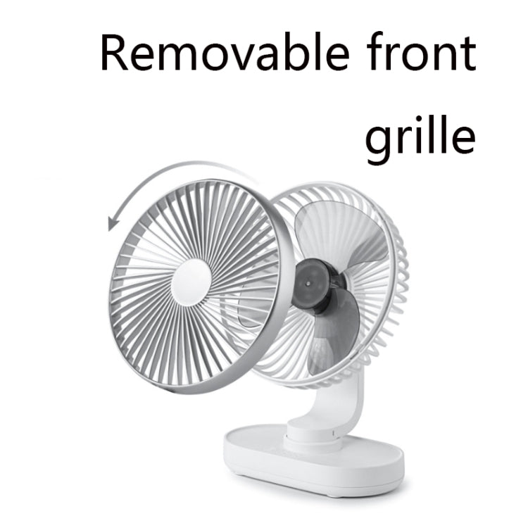 D77 Desktop Automatischer Schüttel-Kopfventilator Leise Tragbarer USB-Ventilator für Zuhause, Büro, Wohnheim, Elfenbein, Rosarot