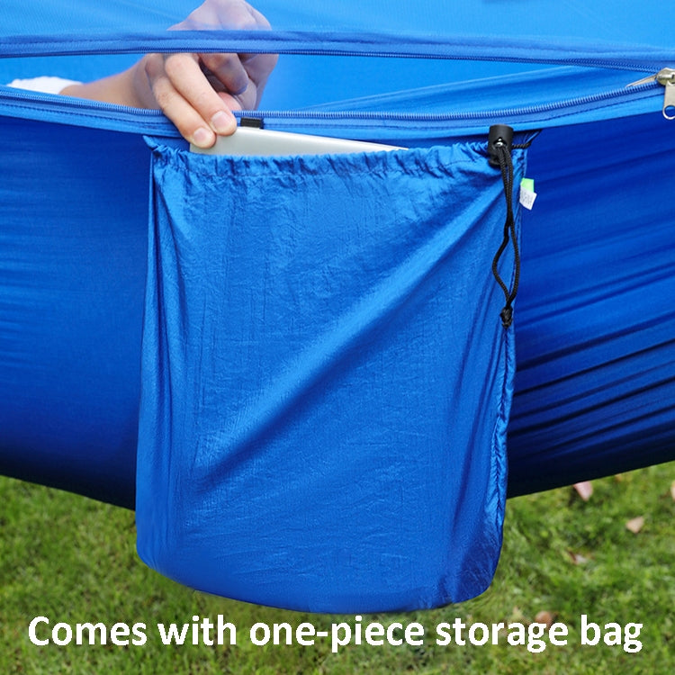 Anti-Rollover Automatisches schnell aufklappendes Moskitonetz Hängematte Outdoor Camping Doppelte Anti-Mücken Hängematte, Größe: 290x140cm, 290x140cm Gelb, 290x140cm Grün, 290x140cm Blau