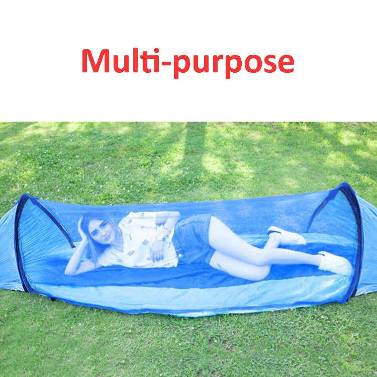 Anti-Rollover Automatisches schnell aufklappendes Moskitonetz Hängematte Outdoor Camping Doppelte Anti-Mücken Hängematte, Größe: 290x140cm, 290x140cm Gelb, 290x140cm Grün, 290x140cm Blau