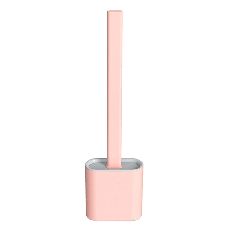 Haushalt Toilettenbürste mit langem Griff, weichem Kunststoff und TPR, Dekontaminations-Reinigungsbürste, Weiß, Rosa, Hellblau, Grün