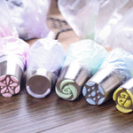 27-teiliges Tortendüsen-Set, nahtlose Cremetüllen, 27 Teile/Set